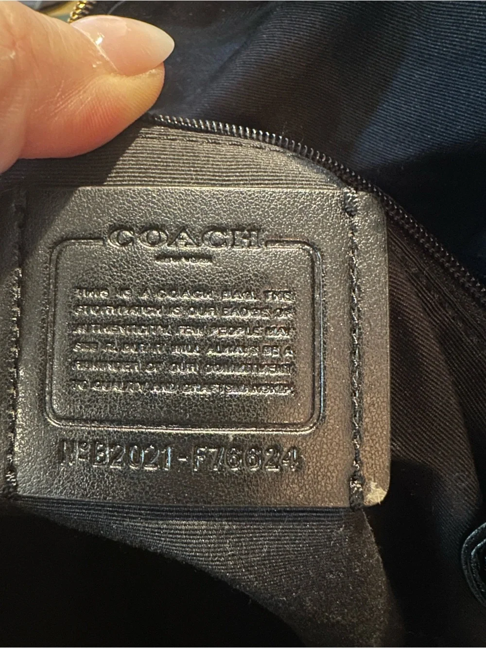 Coach Black Saffiano Leather Mini Backpack with Gold Hardware